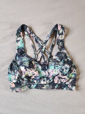 Lululemon Free To Be Serene Bra Dappled Daze Multi - Size 4